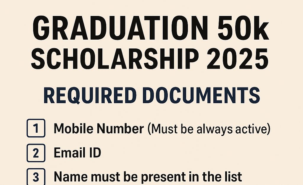 🎓 Graduation 50k Scholarship 2025